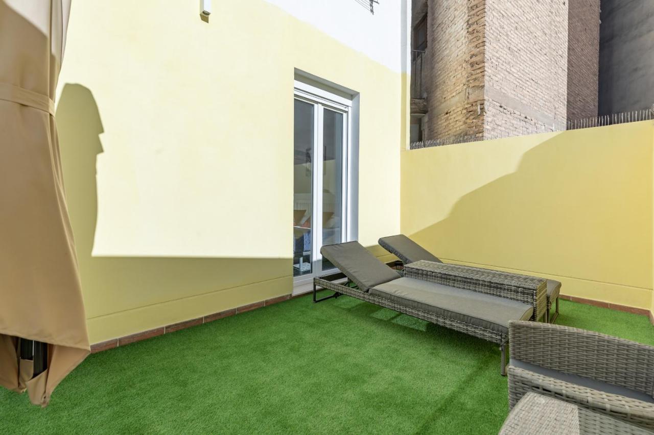 Gorgeous Apt With A Large Private Terrace Valensiya Dış mekan fotoğraf