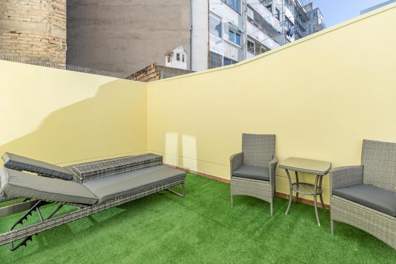 Gorgeous Apt With A Large Private Terrace Valensiya Dış mekan fotoğraf